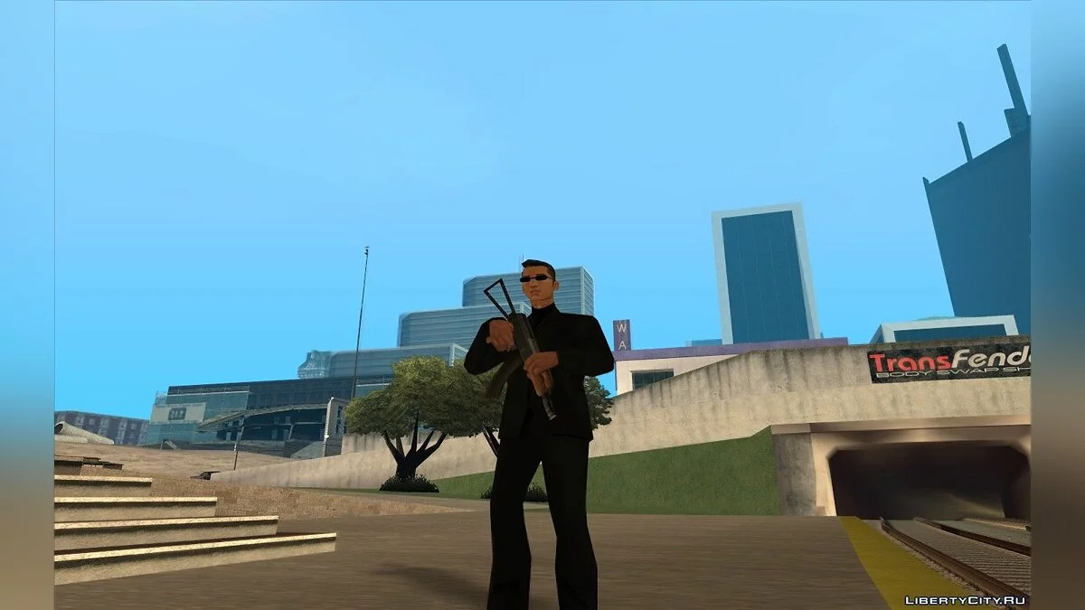 Hitman 2 АК47 to San Andreas / GTA San Andreas