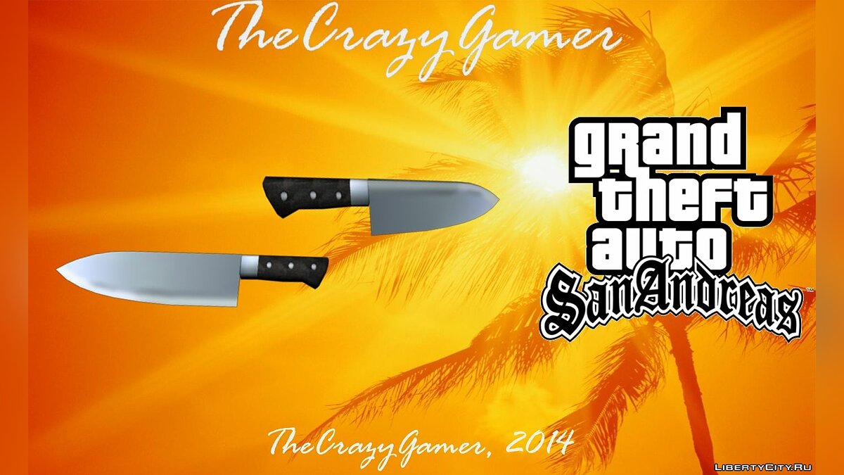 Скачать Hitman 2 kitchen knife to San Andreas для GTA San Andreas