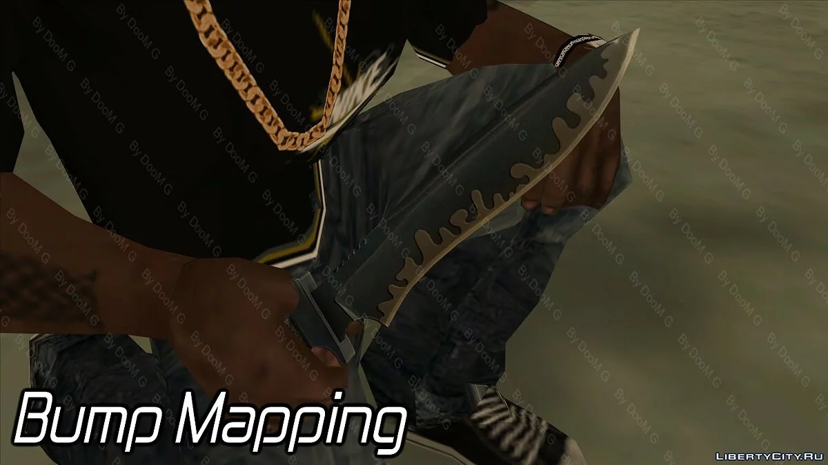 Knife from CS:S (Bump Mapping) / GTA San Andreas