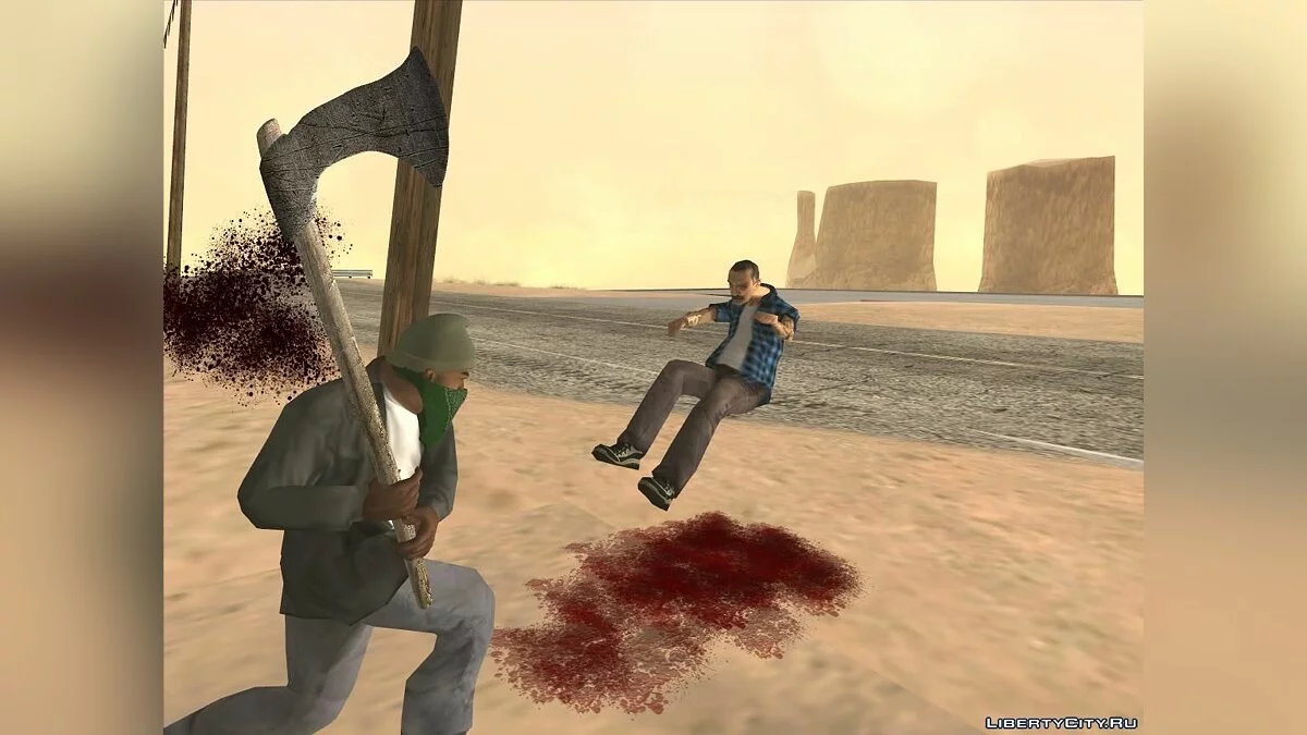 Francisca Axe by VIRUStek. / GTA San Andreas