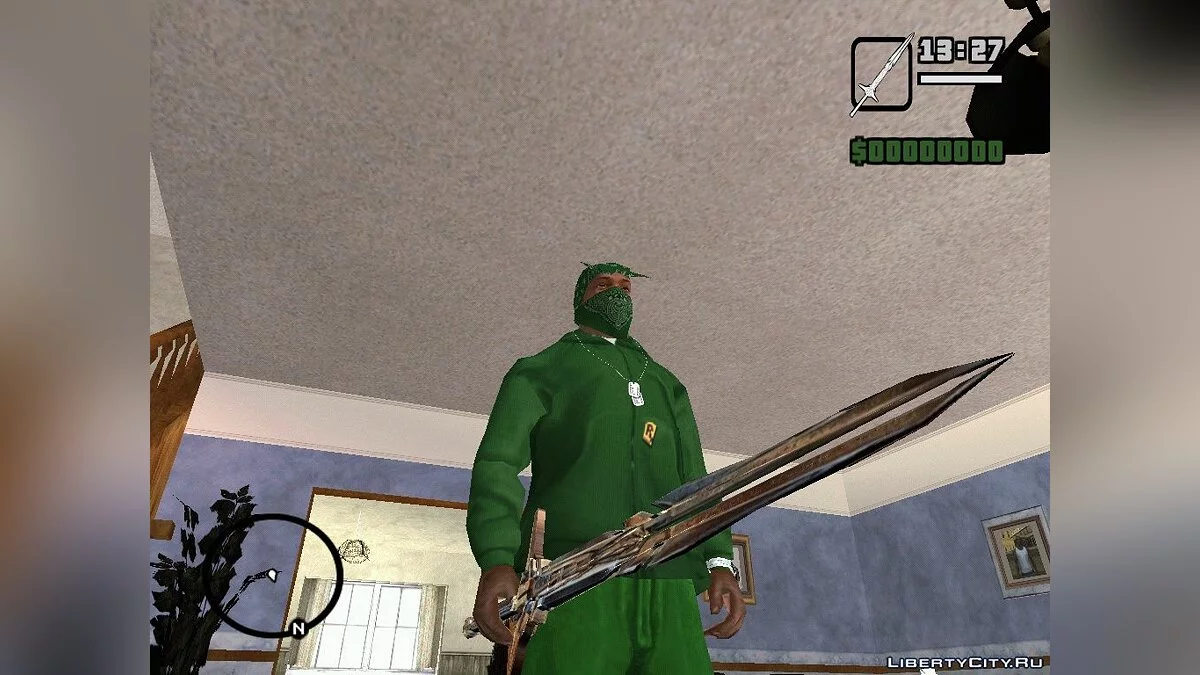 Меч из 4 фильма про Трансформеров / GTA San Andreas
