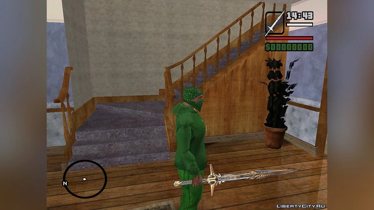 Меч из 4 фильма про Трансформеров / GTA San Andreas