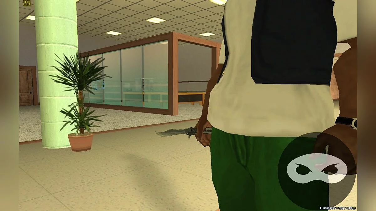 Нож-Бабочка из CS:GO / GTA San Andreas