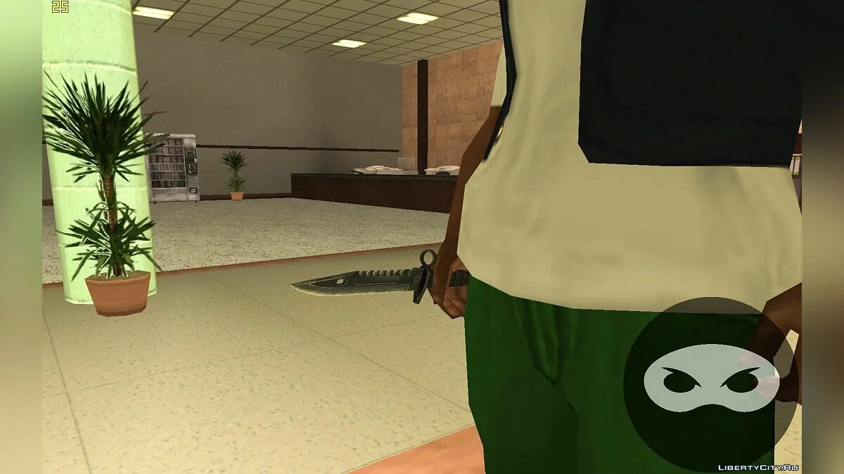Штык-Нож М9 из CS:GO / GTA San Andreas