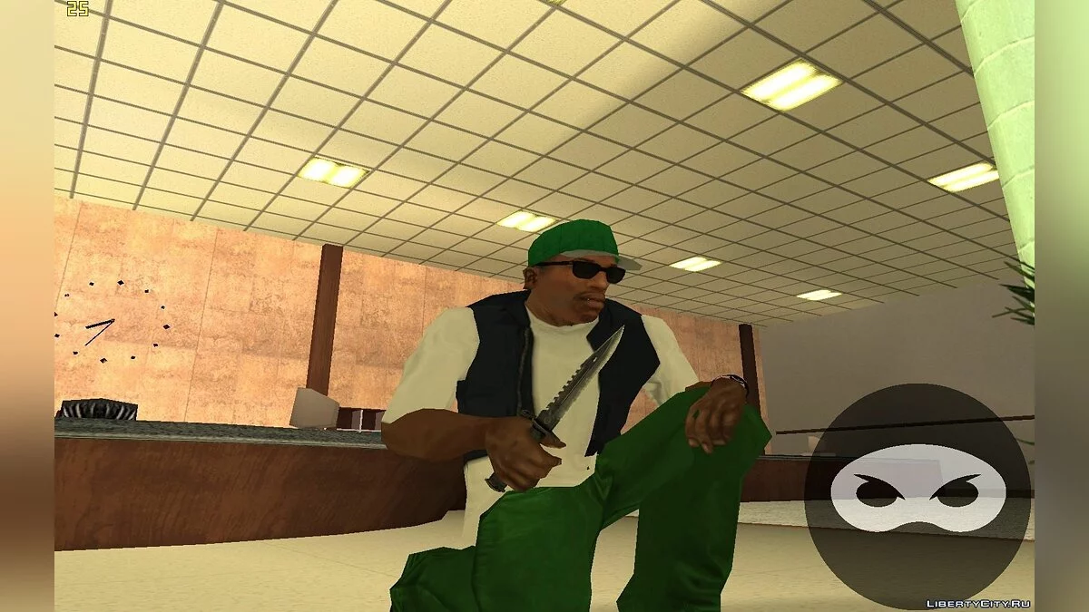 Штык-Нож М9 из CS:GO / GTA San Andreas