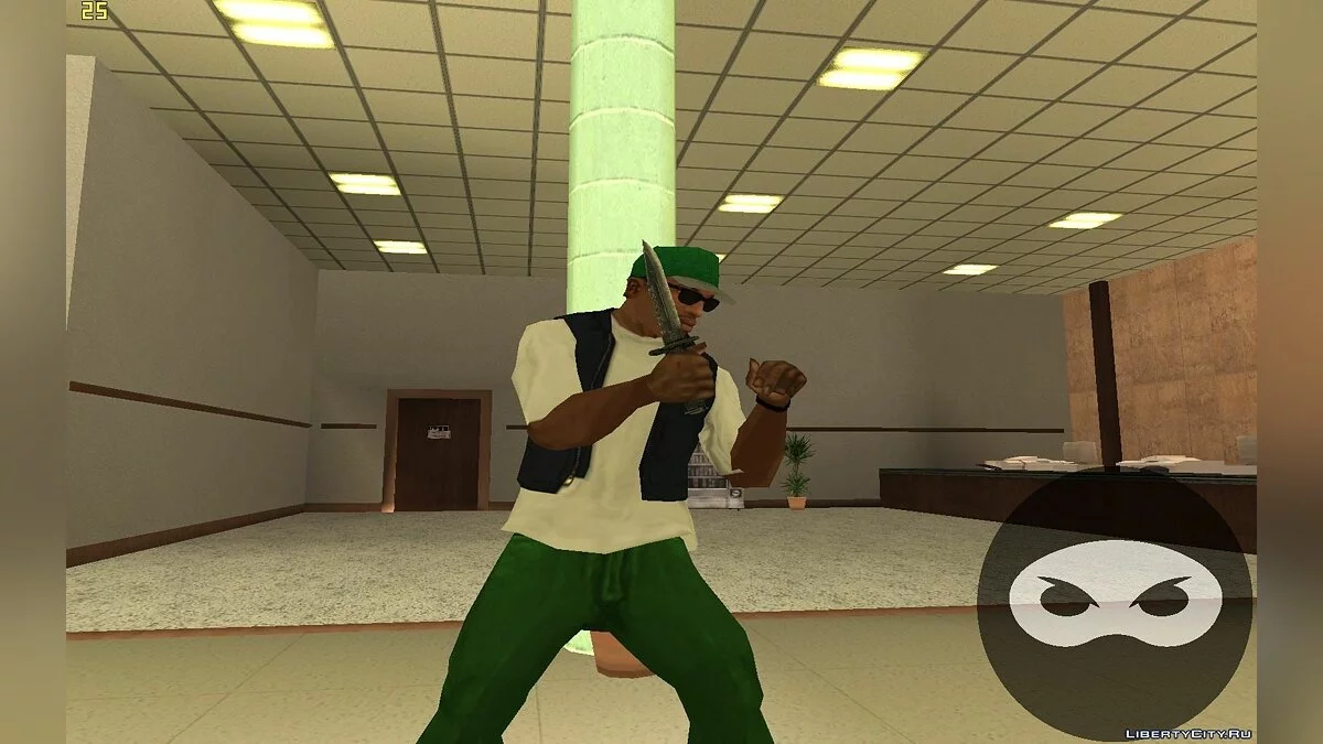 Штык-Нож М9 из CS:GO / GTA San Andreas