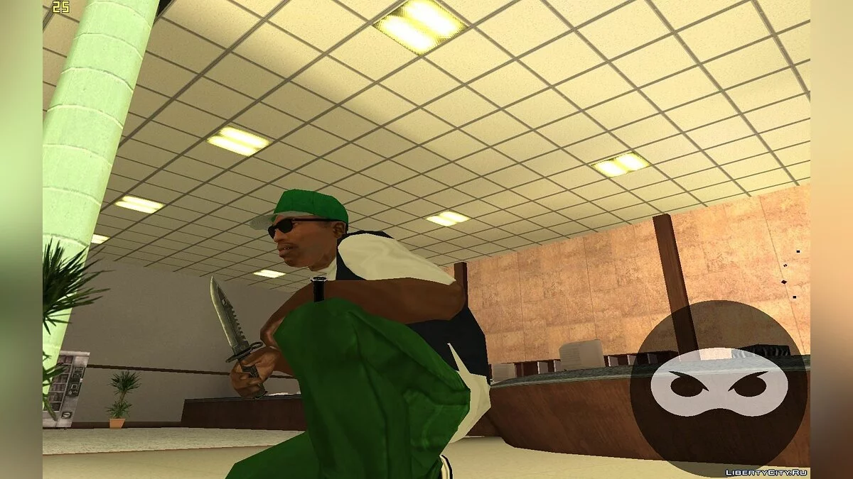 Штык-Нож М9 из CS:GO / GTA San Andreas