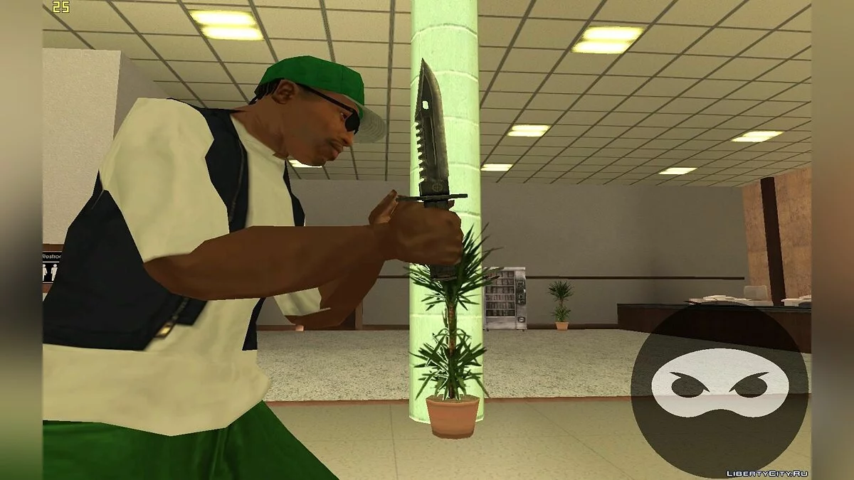 Штык-Нож М9 из CS:GO / GTA San Andreas