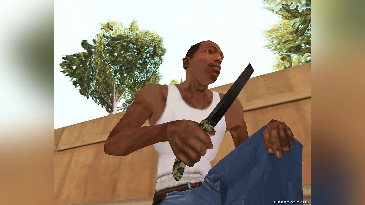 Новый ножик / GTA San Andreas