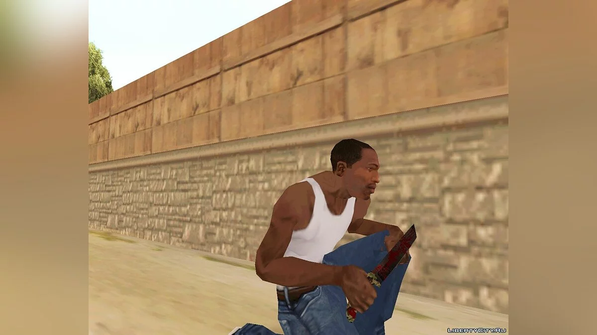 Новый ножик / GTA San Andreas
