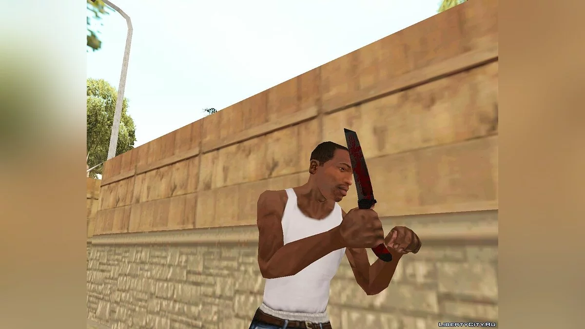 Новый ножик / GTA San Andreas