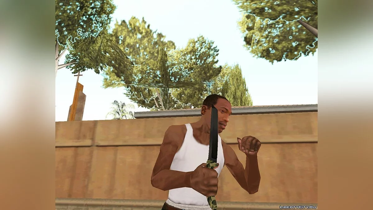 Новый ножик / GTA San Andreas