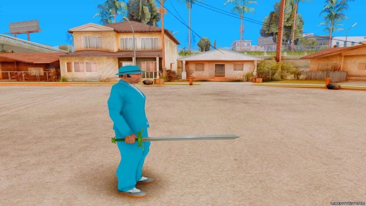 Меч Hela из Marvel Future Fight / GTA San Andreas