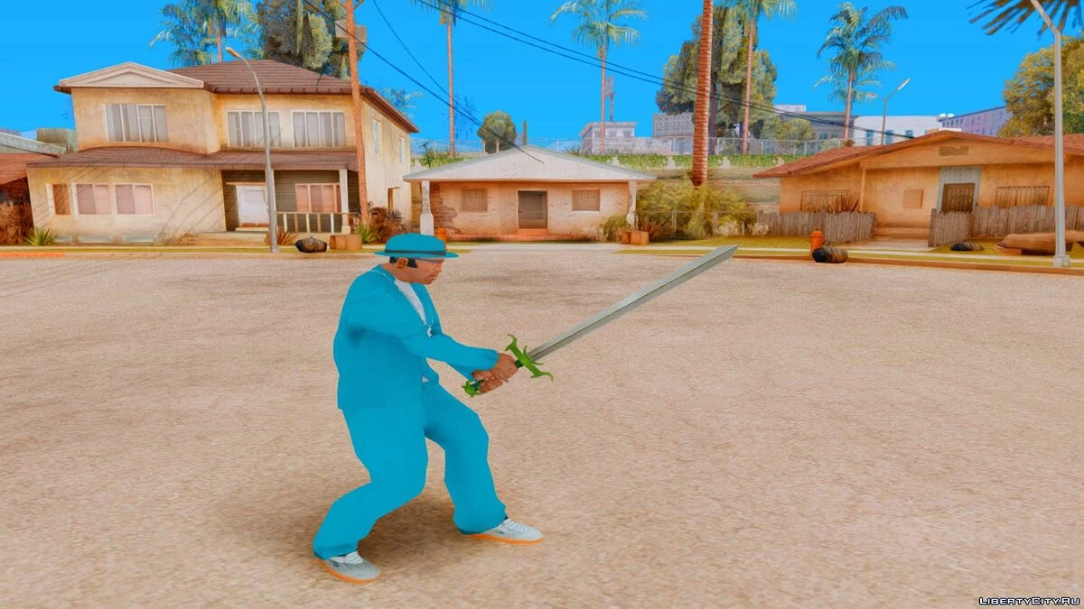 Меч Hela из Marvel Future Fight / GTA San Andreas