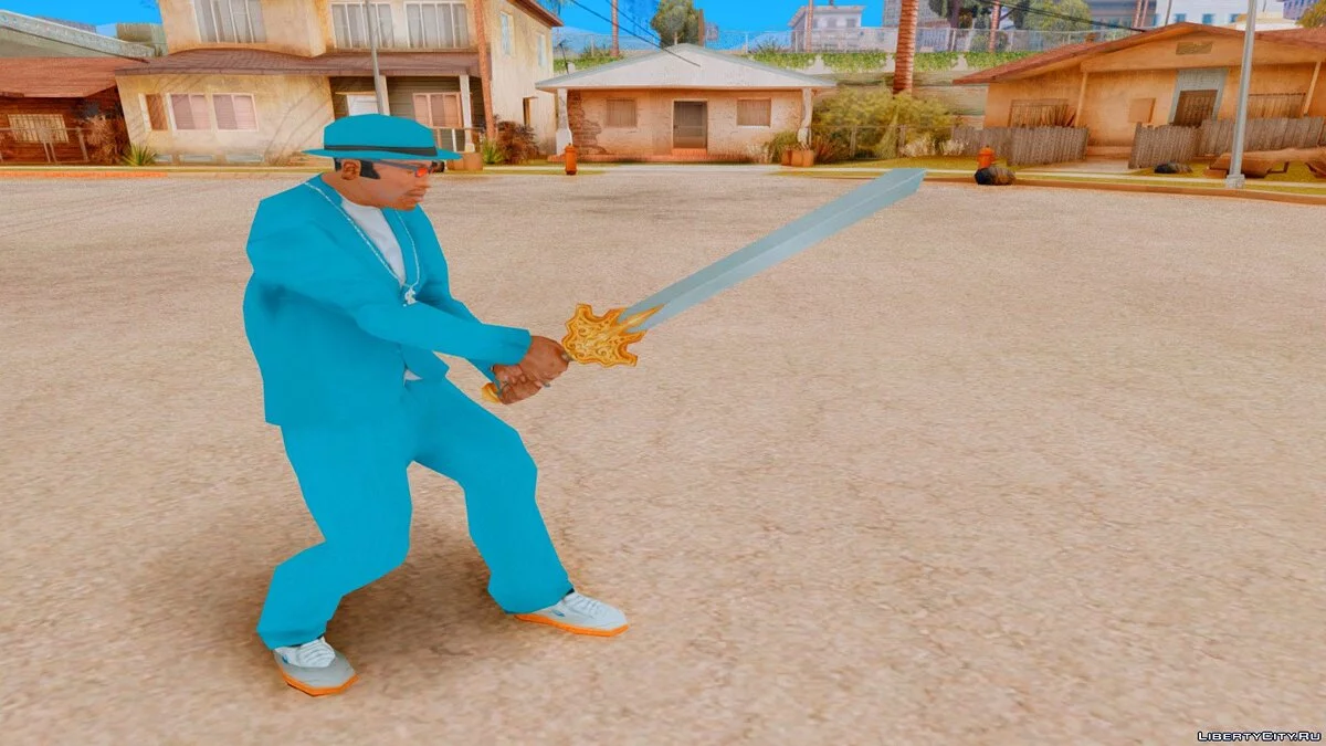 Меч Volstagg из Marvel Future Fight / GTA San Andreas