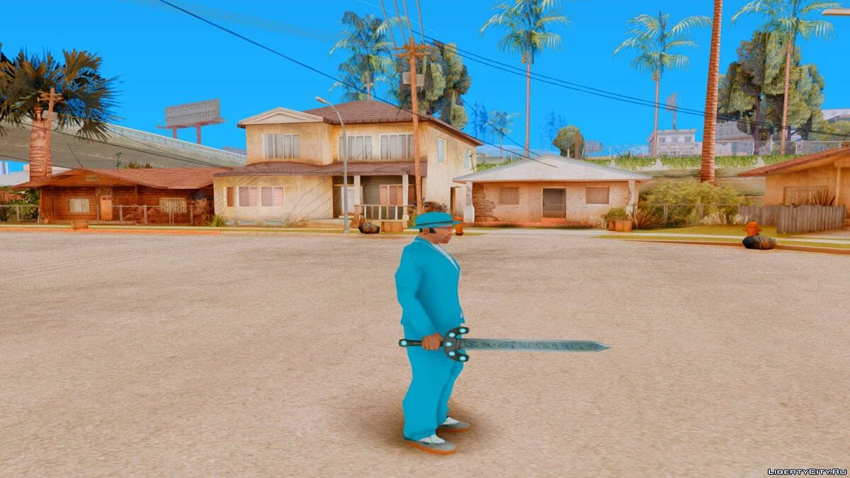 Меч Hulkling из Marvel Future Fight / GTA San Andreas