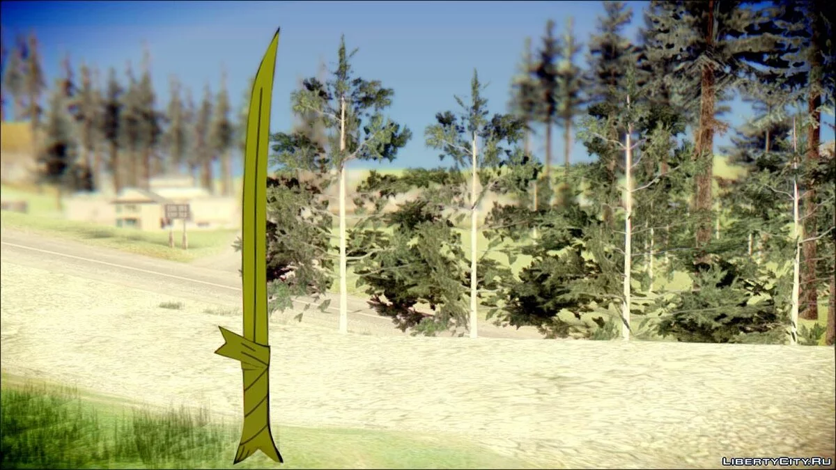 Grass Sword from Adventure Time / GTA San Andreas