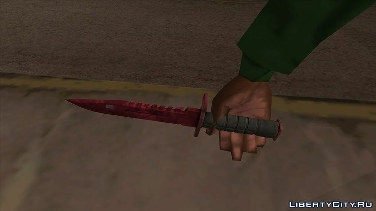 CS:GO M9 Bayonet | Doppler Ruby / GTA San Andreas