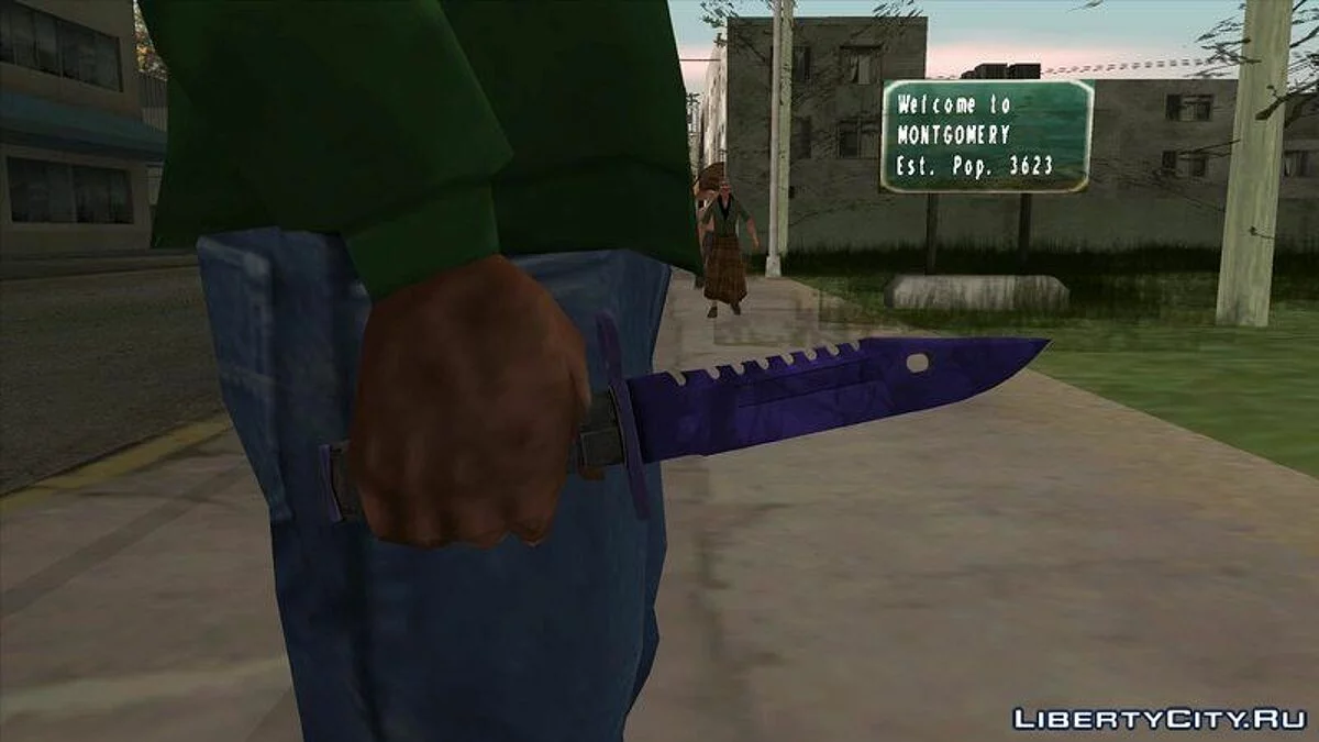 CS:GO M9 Bayonet | Doppler Sapphire / GTA San Andreas
