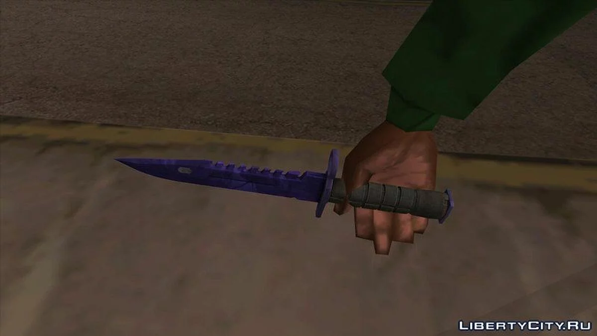 CS:GO M9 Bayonet | Doppler Sapphire / GTA San Andreas