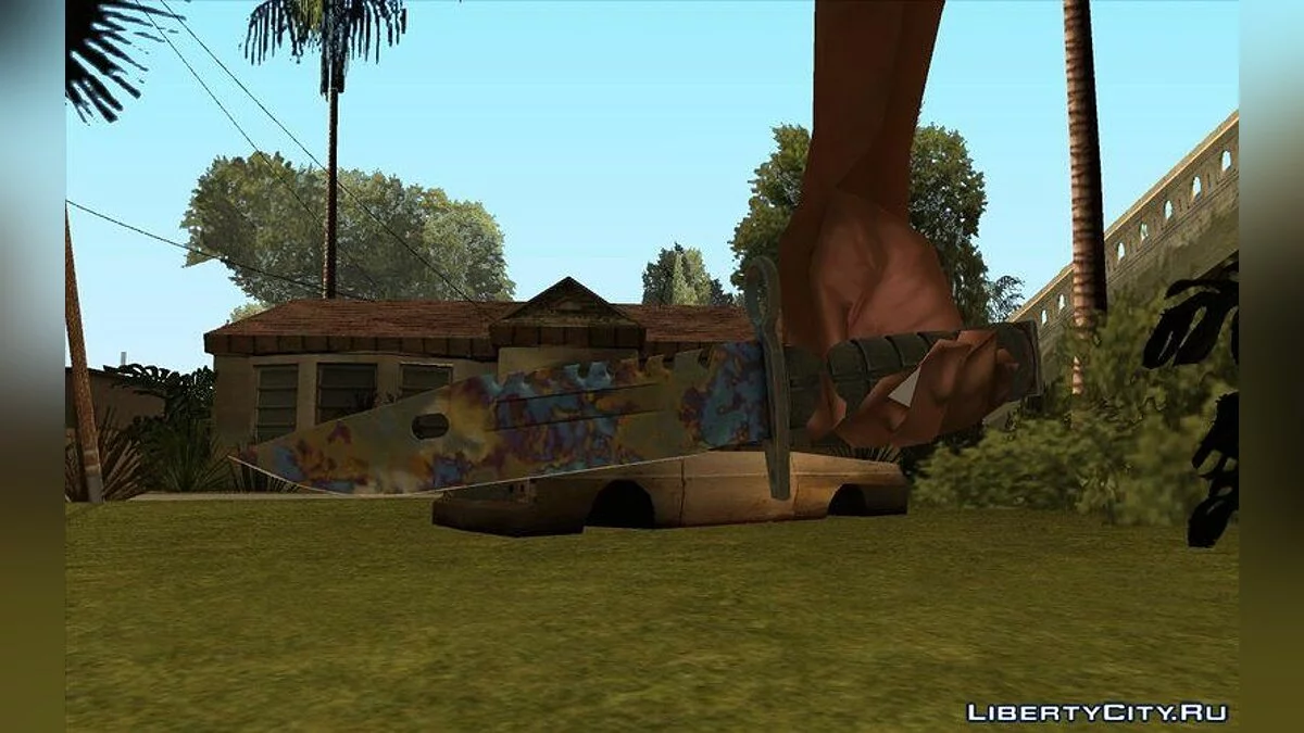 Нож из CS:GO M9 Bayonet | Case Hardened / GTA San Andreas