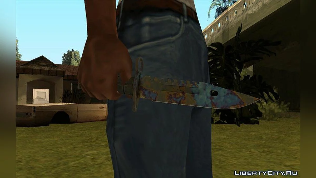 Нож из CS:GO M9 Bayonet | Case Hardened / GTA San Andreas