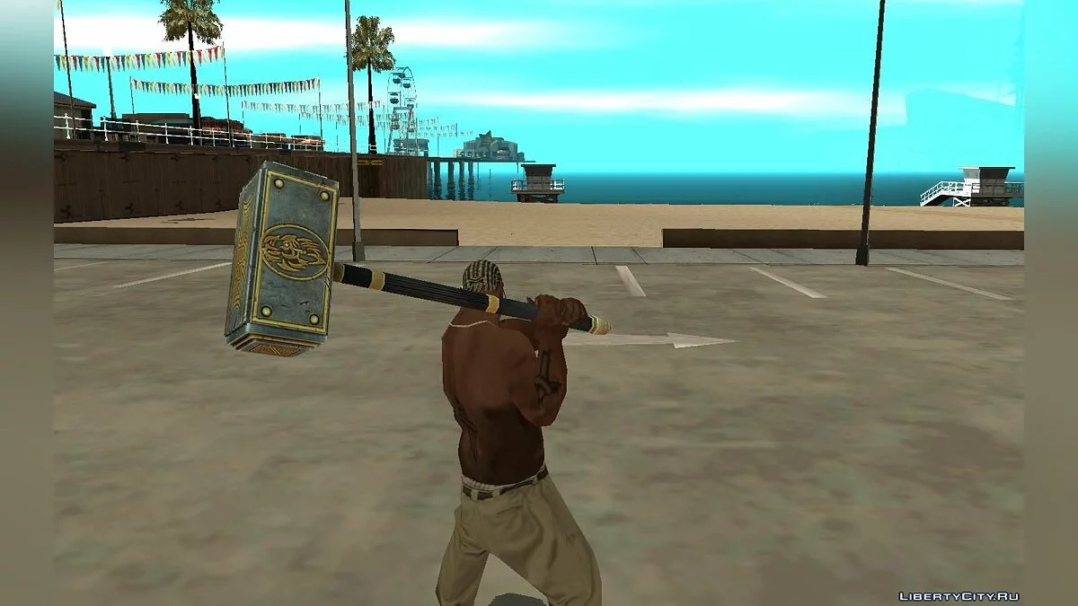Молот Triple-H из WWE Immortals / GTA San Andreas