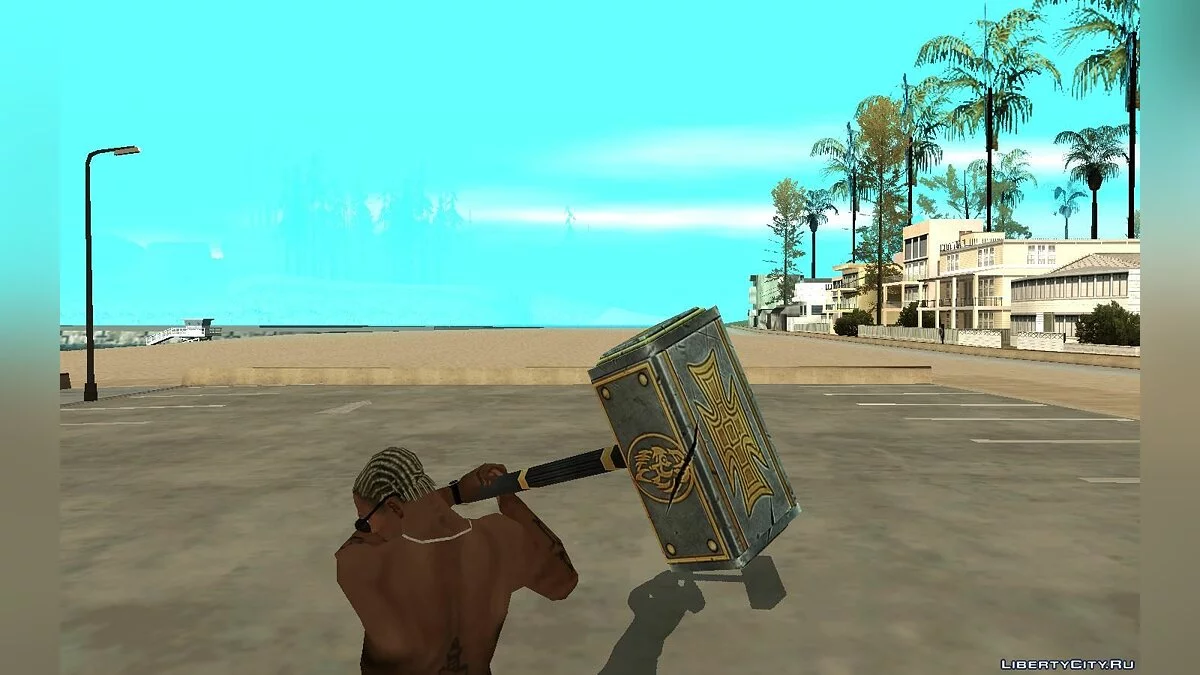 Молот Triple-H из WWE Immortals / GTA San Andreas
