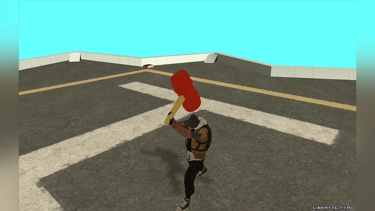 Молот из игры Super Smash Bros Ultimate / GTA San Andreas