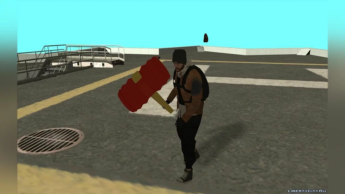 Молот из игры Super Smash Bros Ultimate / GTA San Andreas