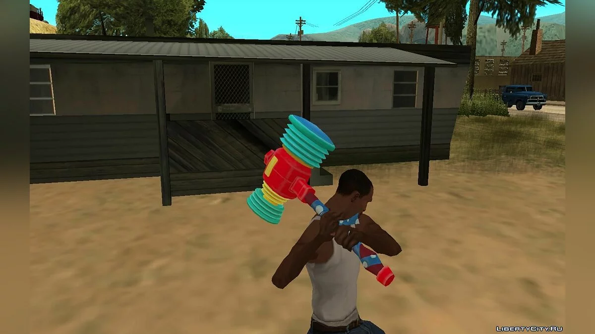 Радужный молот из игры \"Правила выживания\" / GTA San Andreas