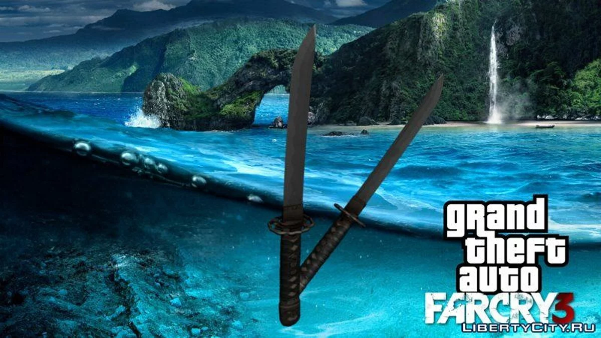 Японский танто из Far Cry 3 / GTA San Andreas