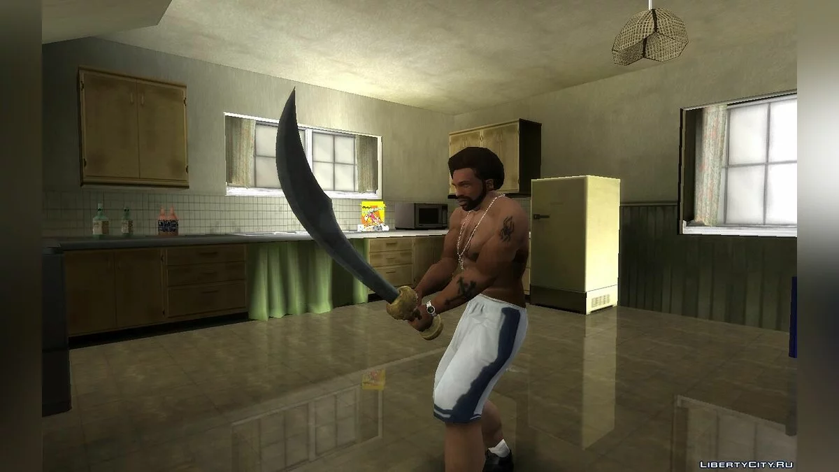 Меч из игры Скайрим / GTA San Andreas