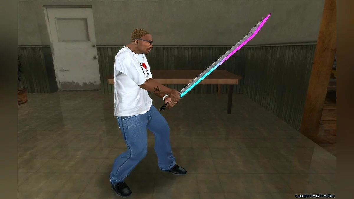 Неоновая катана / GTA San Andreas