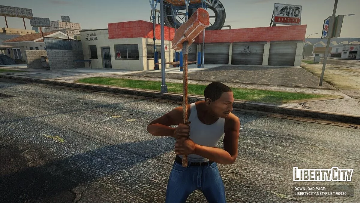 Молот из RE4 Remake / GTA San Andreas