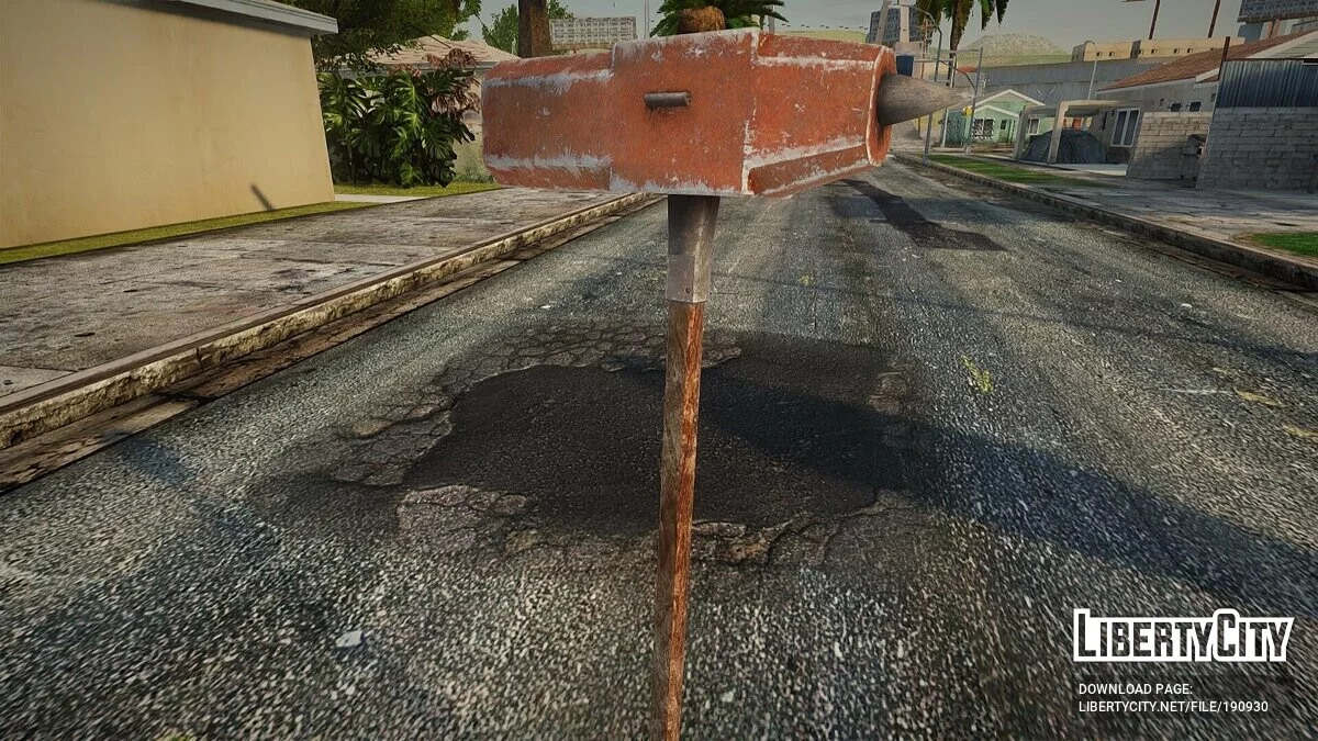 Молот из RE4 Remake / GTA San Andreas