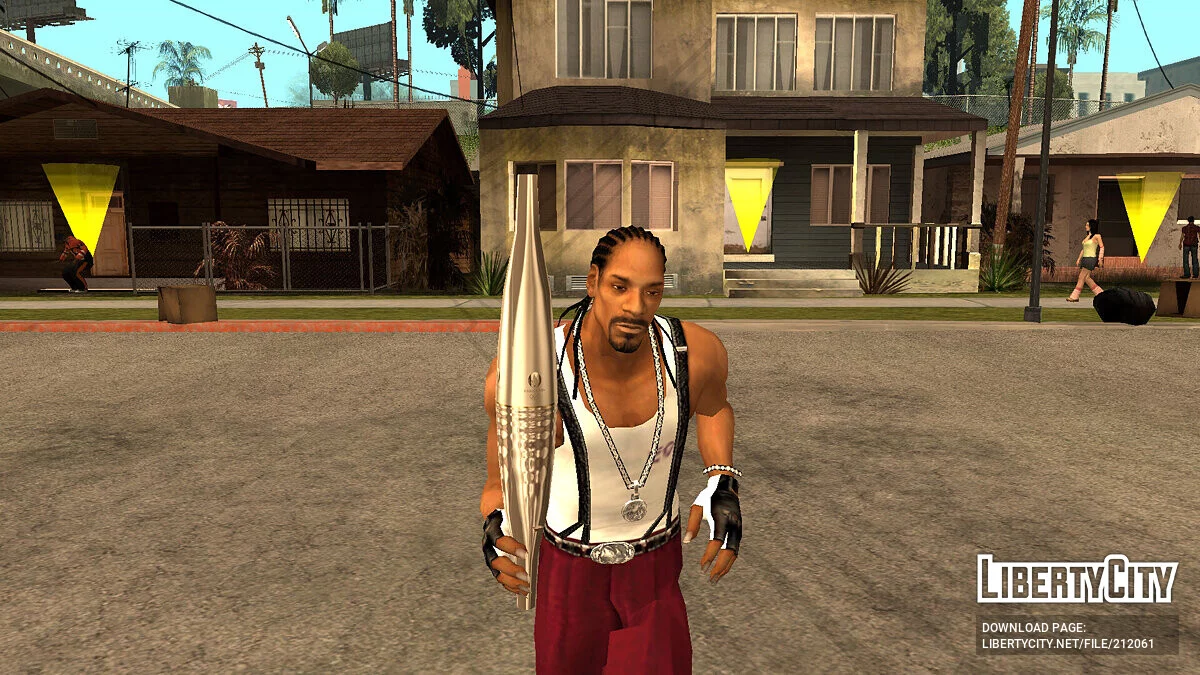 Олимпийский факел из Парижа 2024 / GTA San Andreas