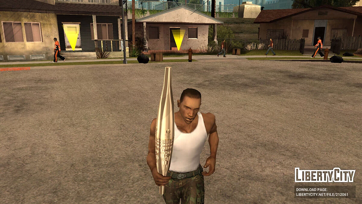 Олимпийский факел из Парижа 2024 / GTA San Andreas