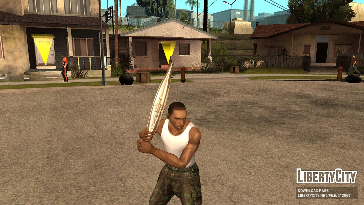 Олимпийский факел из Парижа 2024 / GTA San Andreas