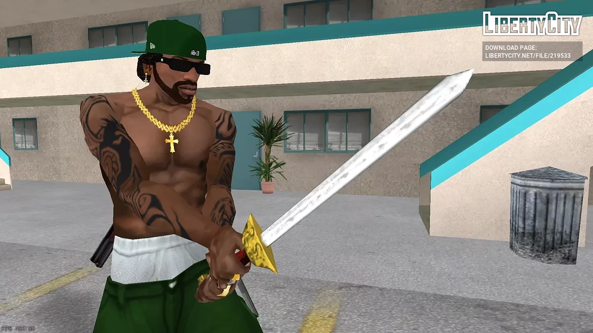 Меч Юй Цзяня из GTA Chinatown Wars / GTA San Andreas