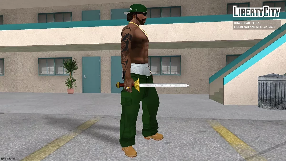 Меч Юй Цзяня из GTA Chinatown Wars / GTA San Andreas