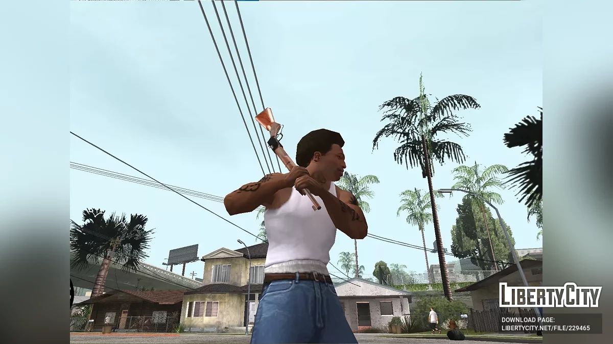 Ружье как бита / GTA San Andreas