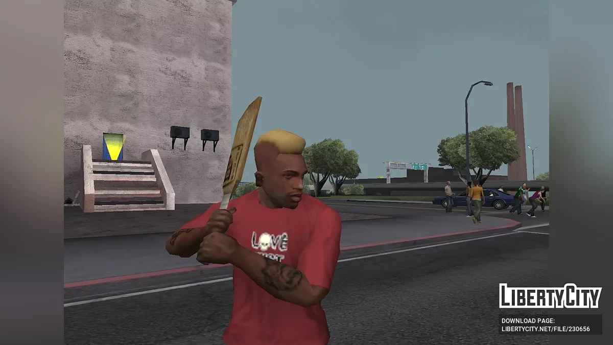 Бита для крикета из Bully: Scholarship Edition / GTA San Andreas