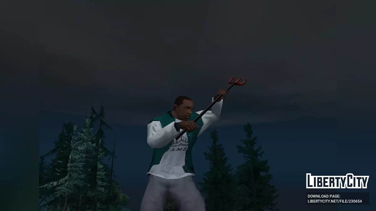 Вилы дьявола из Bully: Scholarship Edition / GTA San Andreas