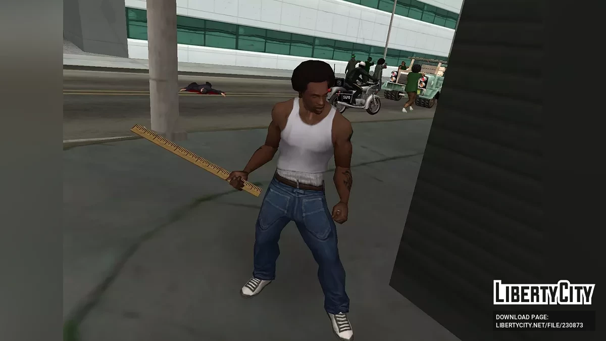 Линейка из Bully: Scholarship Edition / GTA San Andreas