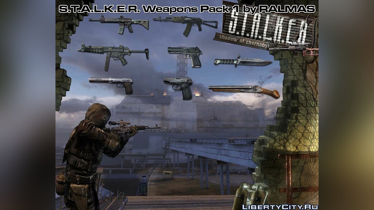 S.T.A.L.K.E.R. Weapons Pack 1 by RALMAS for GTA San Andreas - Картинка #1
