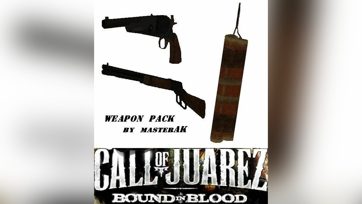 Скачать Call of Juarez 2 weapon pack для GTA San Andreas