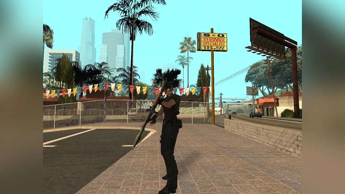 Оружие RE 4 / GTA San Andreas