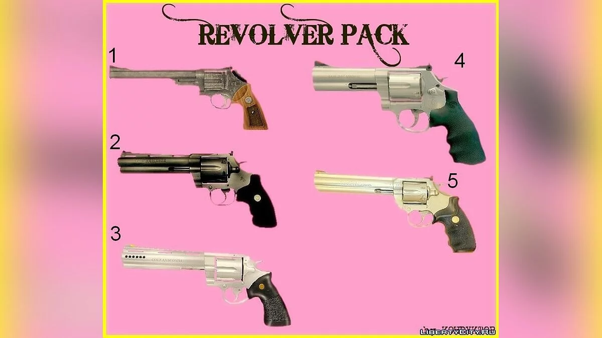 Revolver Pack / GTA San Andreas