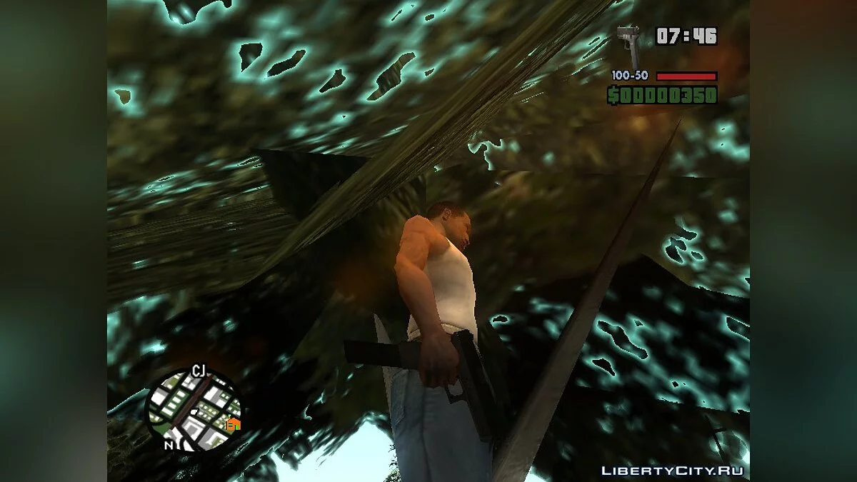 Два оружия из Call of Duty Modern Warfare 2 / GTA San Andreas